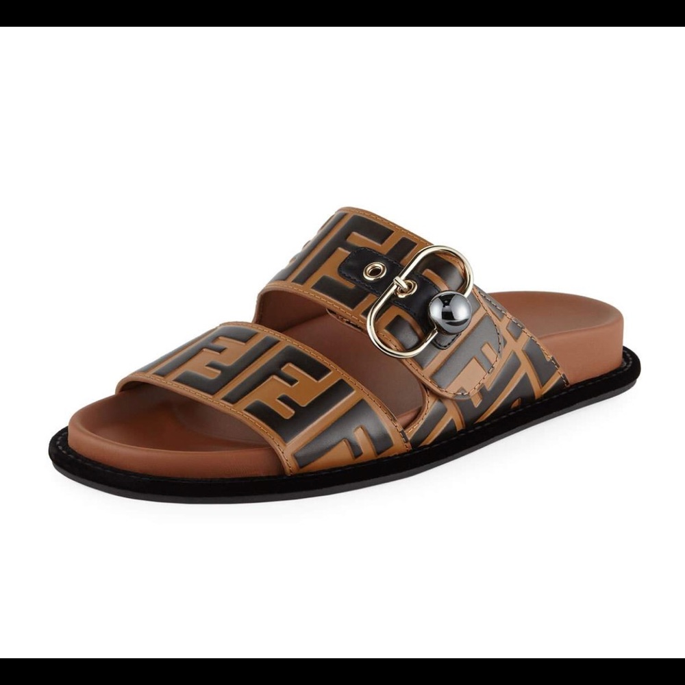 Fendi Pearland Logo Sandal EU 37 SOLDOUT IN STORES